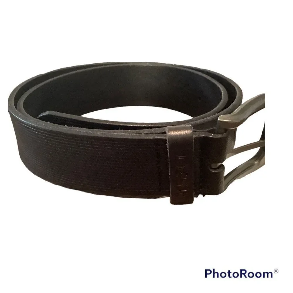 Joe’s men’s black leather belt. NWT. 34
